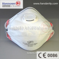 CE EN149 Disposable FFP3 Active Carbon Dust Mask With Valve